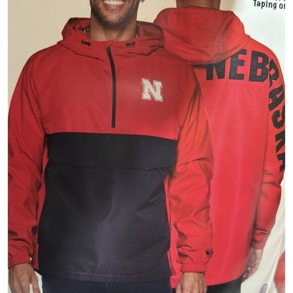 NC State Wolfpack Colosseum Long Sleeve Quarter Zip Light Jacket Mens L New